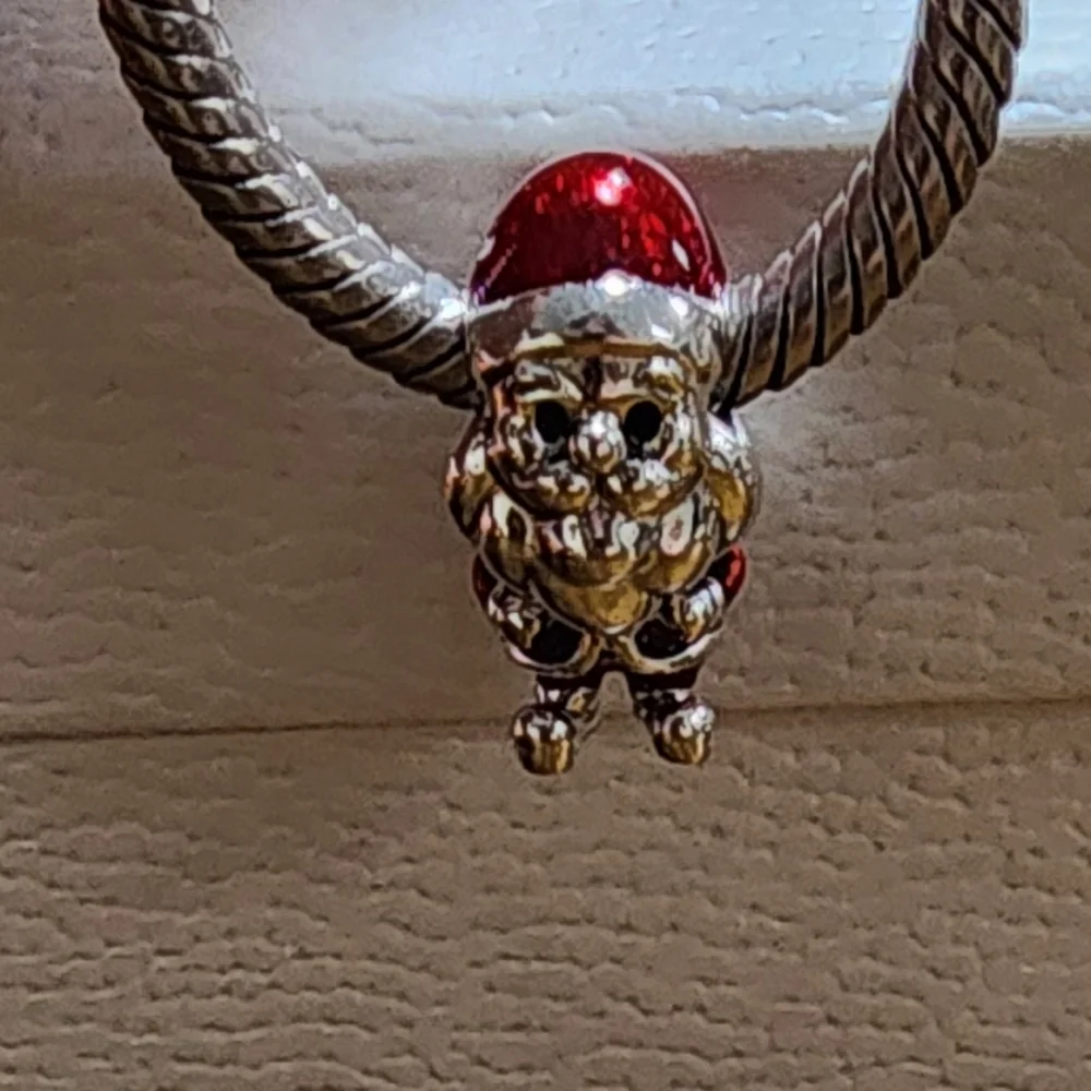 Pandora Playful Santa Charm